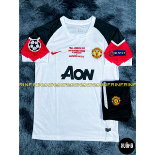 Bộ Áo bóng đá mu - manchester uinted retro 2011 hàng Thailand chuẩn thi đấu