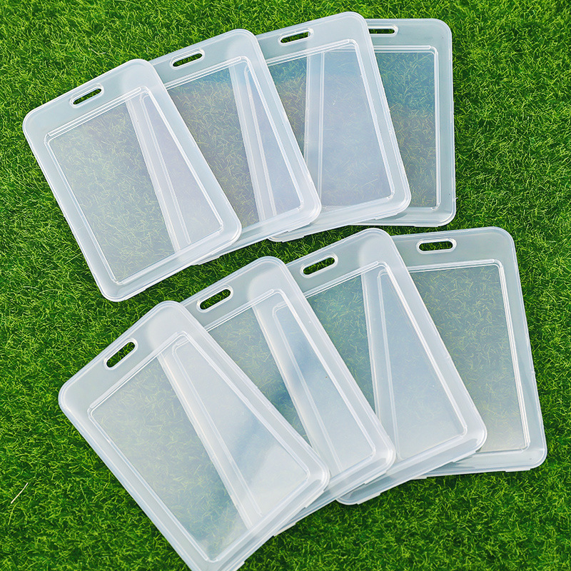 Túi đựng thẻ học sinh sinh viên trơn trong suốt, bao đựng thẻ nhân viên căn cước 11*7cm