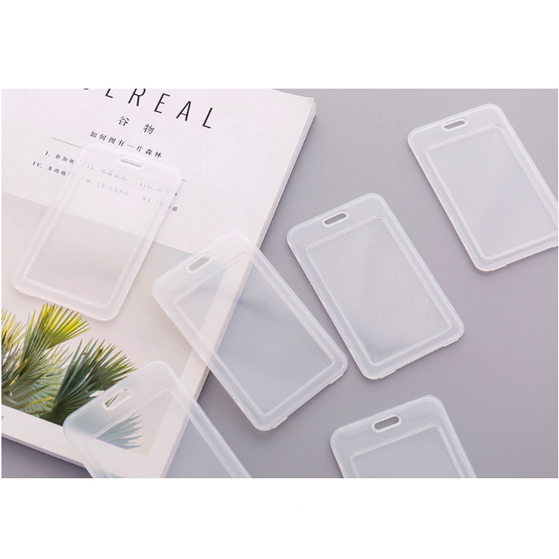 Túi đựng thẻ học sinh sinh viên trơn trong suốt, bao đựng thẻ nhân viên căn cước 11*7cm