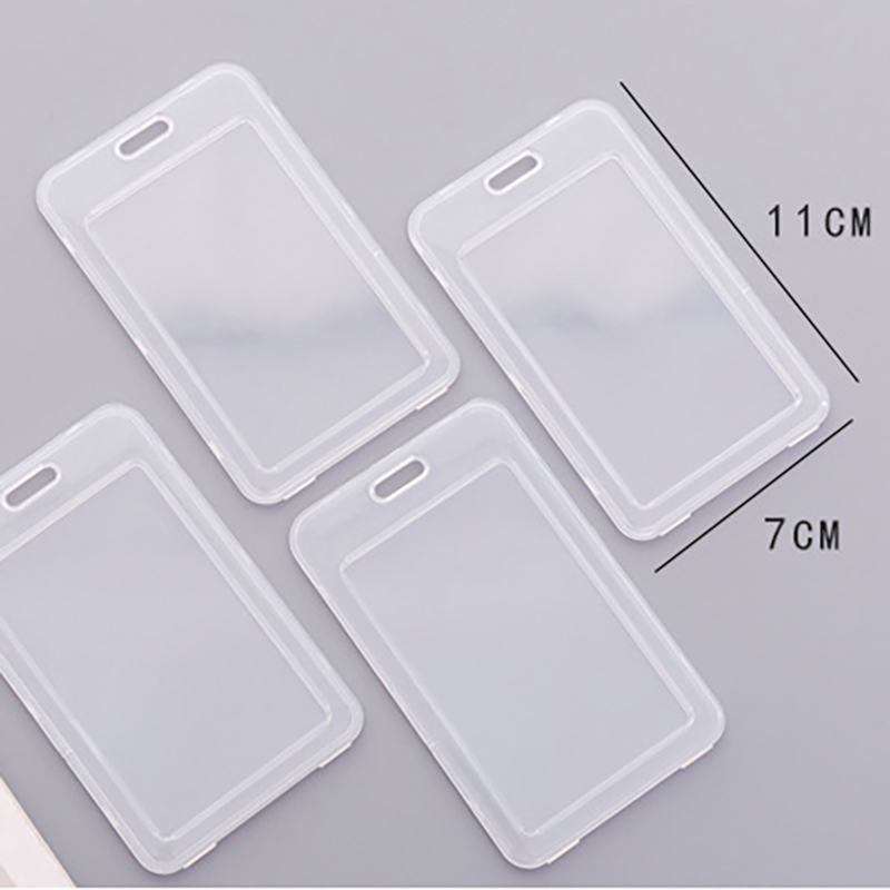 Túi đựng thẻ học sinh sinh viên trơn trong suốt, bao đựng thẻ nhân viên căn cước 11*7cm