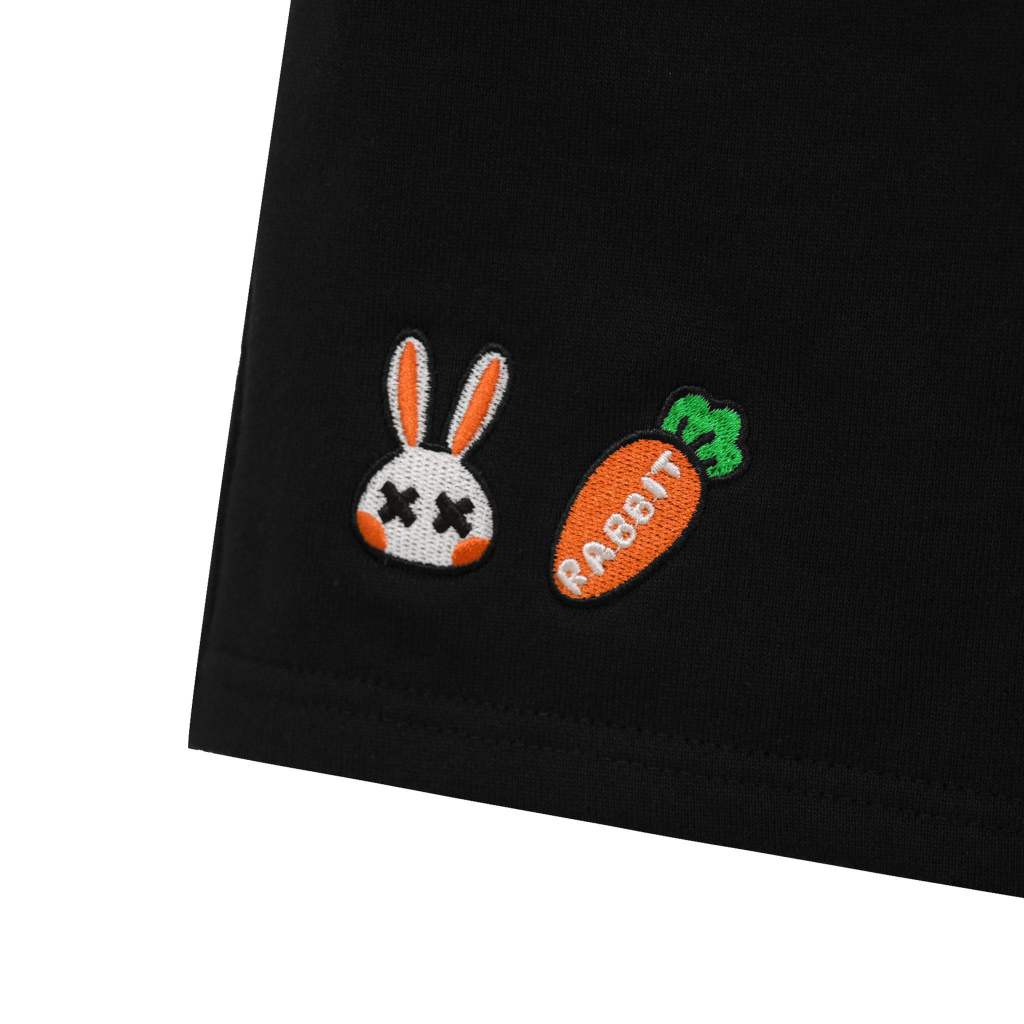 Quần Short Nỉ Bad Rabbit - Carrot Rabbit Short - Local Brand Chính Hãng