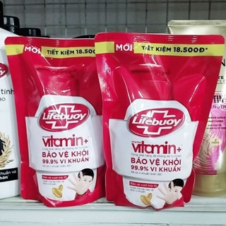 Nước rửa tay lifebuoy túi 400g loại bỏ tất cả các vi khuẩn bám vào da tay.