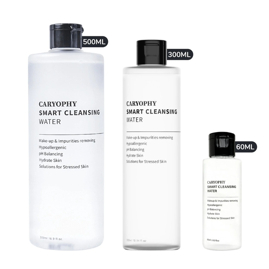 Nước tẩy trang làm sạch da Caryophy Smart Cleansing Water Hàn Quốc 300ml, 500ml