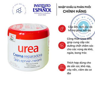 Kem dưỡng ẩm, giảm khô ngứa Instituto Espanol Urea 10% Skin Repair Cream 400ml dành cho da chàm, vảy nến, viêm da cơ địa