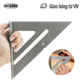 [giá cực thấp]Thước ê ke 7 inch thước đo góc vuông hợp kim nhôm