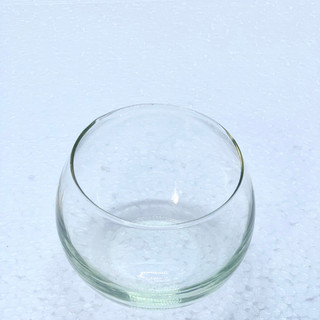 Chậu thủy tinh , bể cá mini tròn 10cm