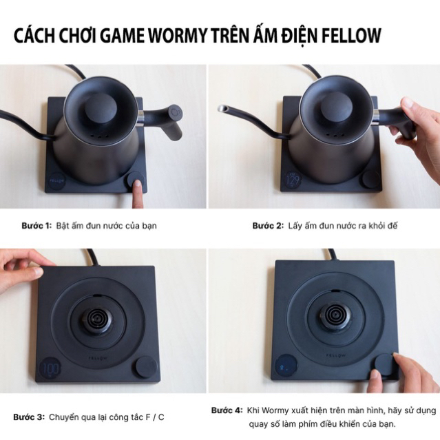 Ấm Điện Rót Cà Phê Fellow Stagg EKG Pour Over