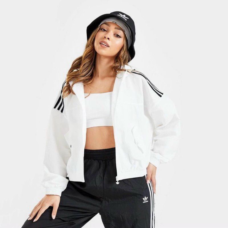 Áo khoác dù adidas lót lưới có nón