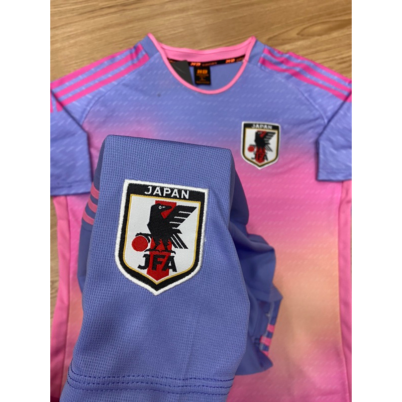 Áo đá banh Tuyển Nhật Bản màu hồng, áo bóng đá in tên số
