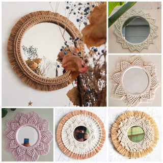 [Mã SKAMLTSM9 giảm 10% đơn 99K] Khung Gương tròn D30, D40 để làm Macrame, trang trí decor