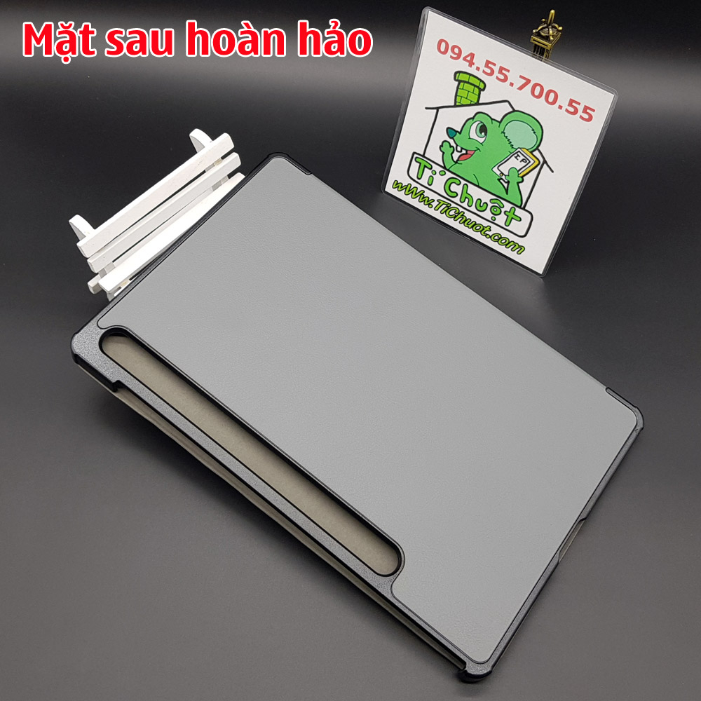 Bao da Samsung Tab S9/ S9 FE 11" X516B X716B Gấp 3 Khúc Lưng Cứng Có Nam Châm