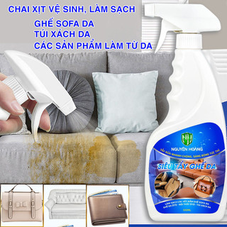 Siêu Tẩy Ghế Ô Tô, Nội Thất Ô Tô, Bề Mặt Da - Ghế Sofa Da - Túi Da - Ví Da... Nguyên Hoàng