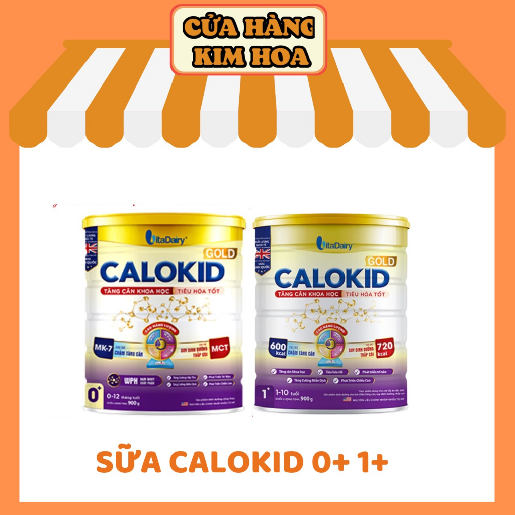 Sữa Calokid Gold 0+ 1+ lon 900g (Date mới nhất)