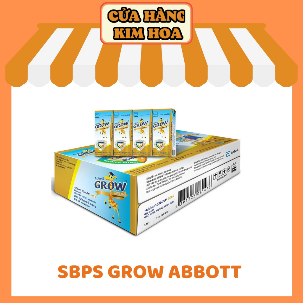 Thùng 48 hộp Sữa nước Abbott Grow Gold 180ml/ hộp