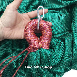 Lưới võng bó đầu dài 2m2 ngang 1m6 x 2 lớp. Lưới võng cao cấp, nhiều màu lựa chọn