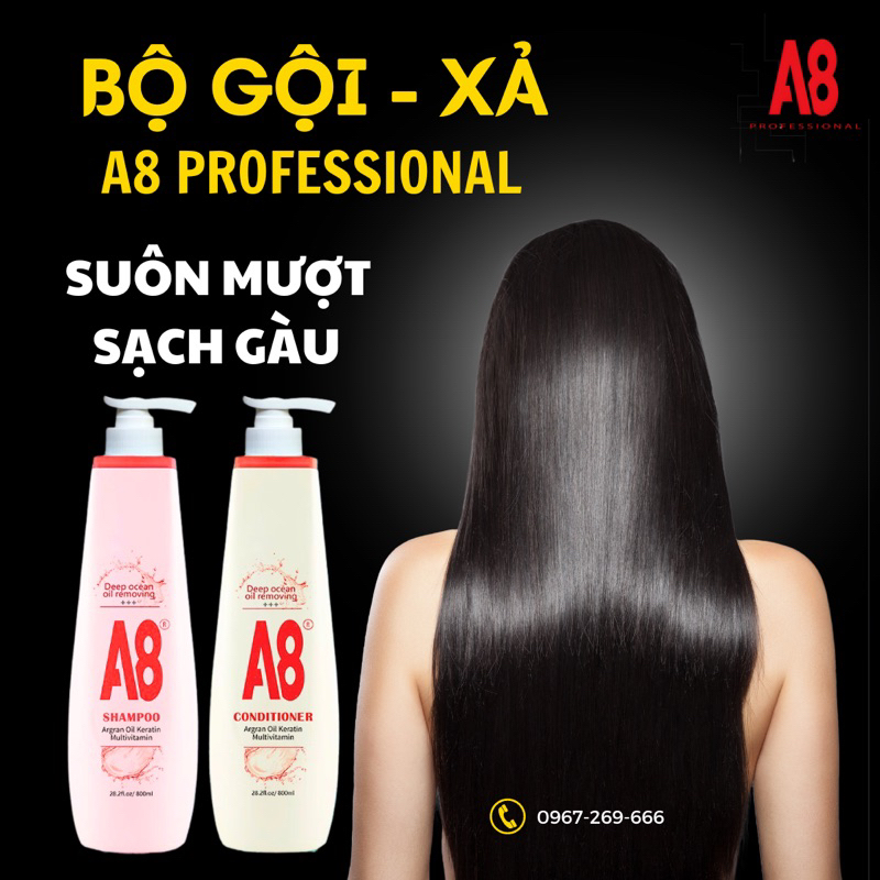 Dầu gội Collagen A8 cao cấp lưu hương lâu