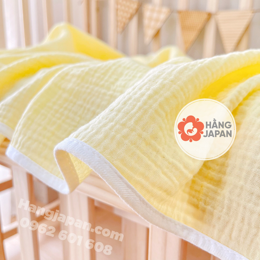 Chăn Gạc Kiêm Khăn Tắm 2 Lớp Cao Cấp MONONA Kích Thước 85x135cm Chất Liệu An Toàn Cho Da Bé Chính Hãng