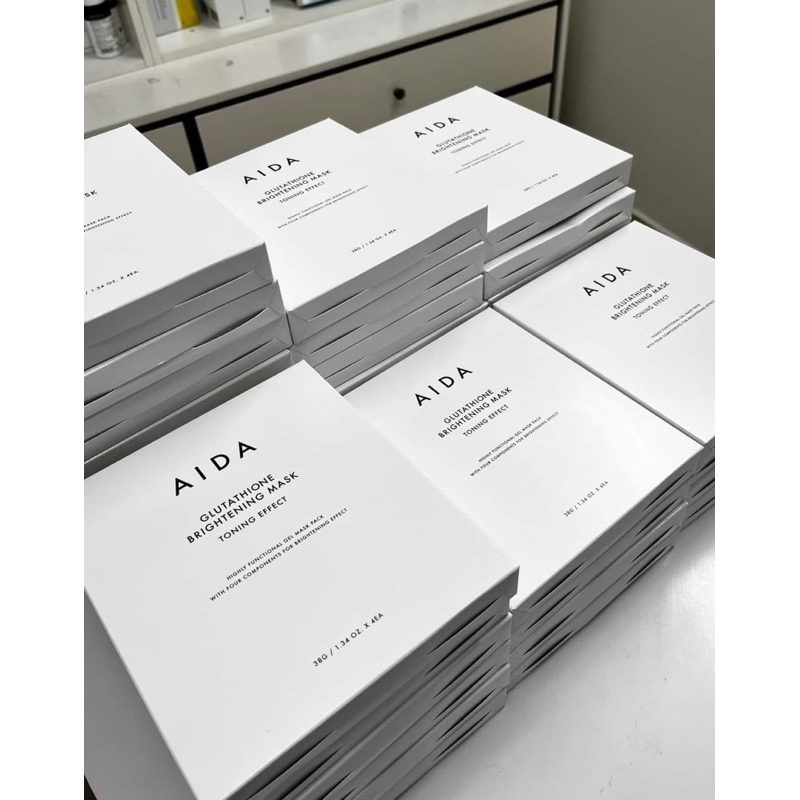 Mặt Nạ Collagen Căng Bóng Da Aida Glutathion Brightening Mask