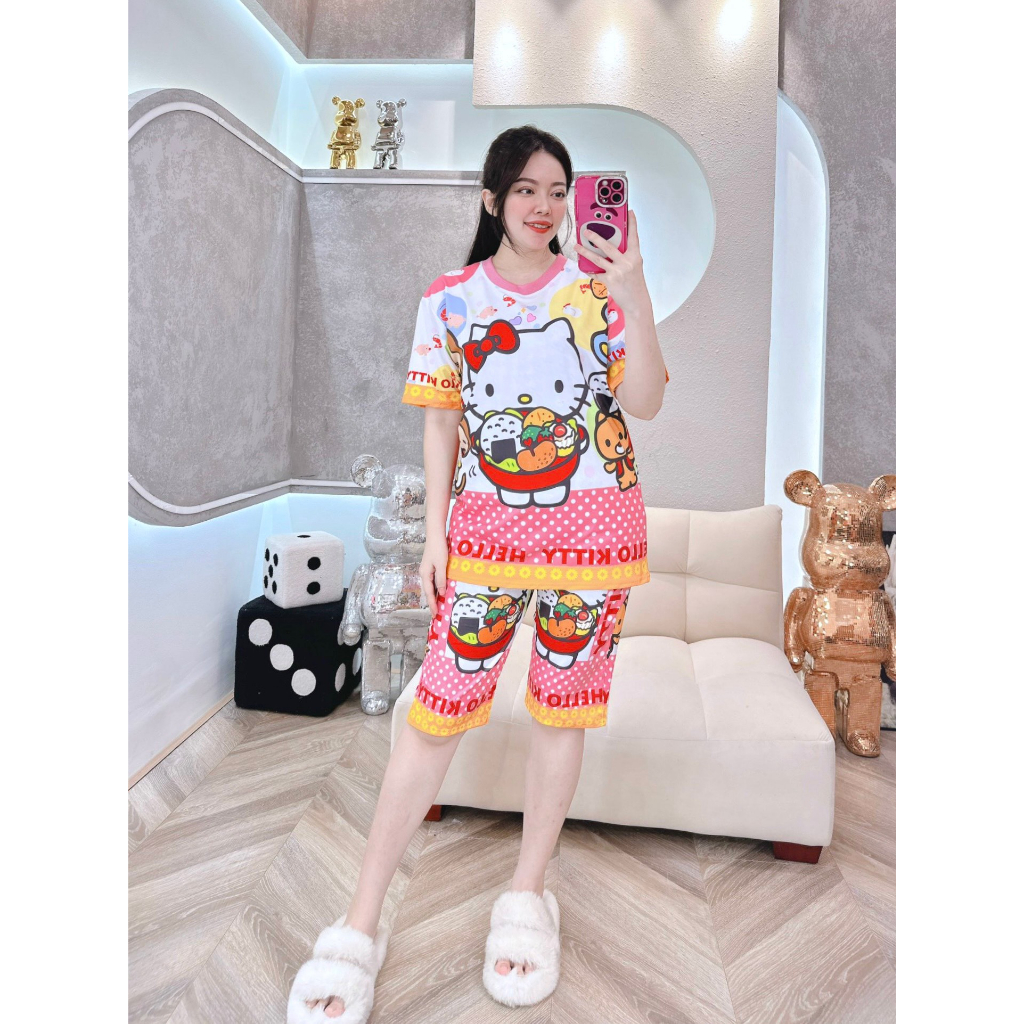 Đồ bộ lửng thun lạnh 3d hoạt hình BOO BOO - Phương Tipi. hongduyen_2188.