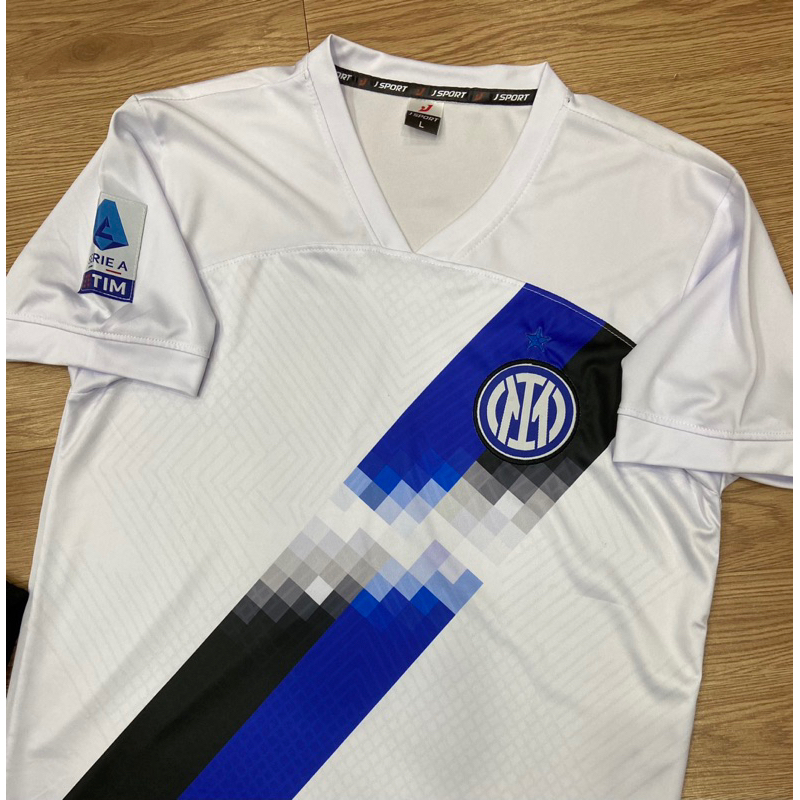 Quần áo bóng đá vải thun lạnh In tơ My lan trắng xanh in tên số theo yêu cầu