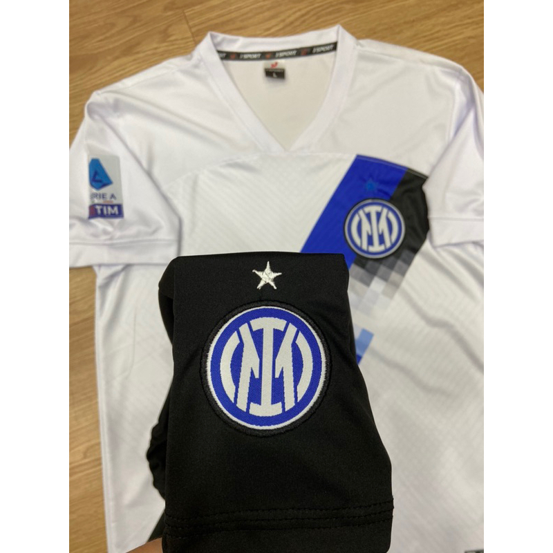 Quần áo bóng đá vải thun lạnh In tơ My lan trắng xanh in tên số theo yêu cầu