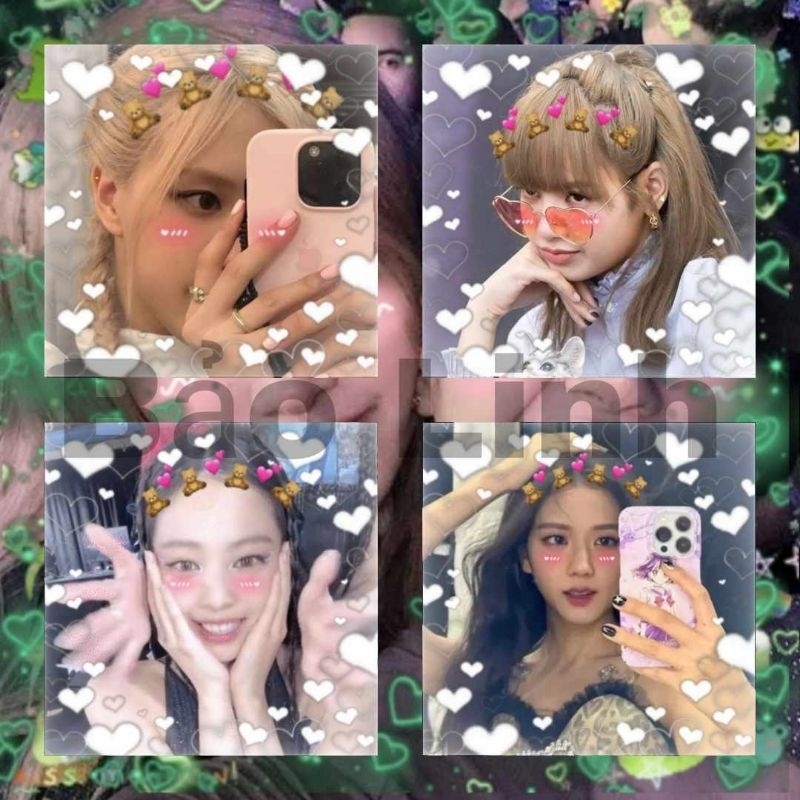 Box mix sticker niêm phong blackpink nhiều mẫu