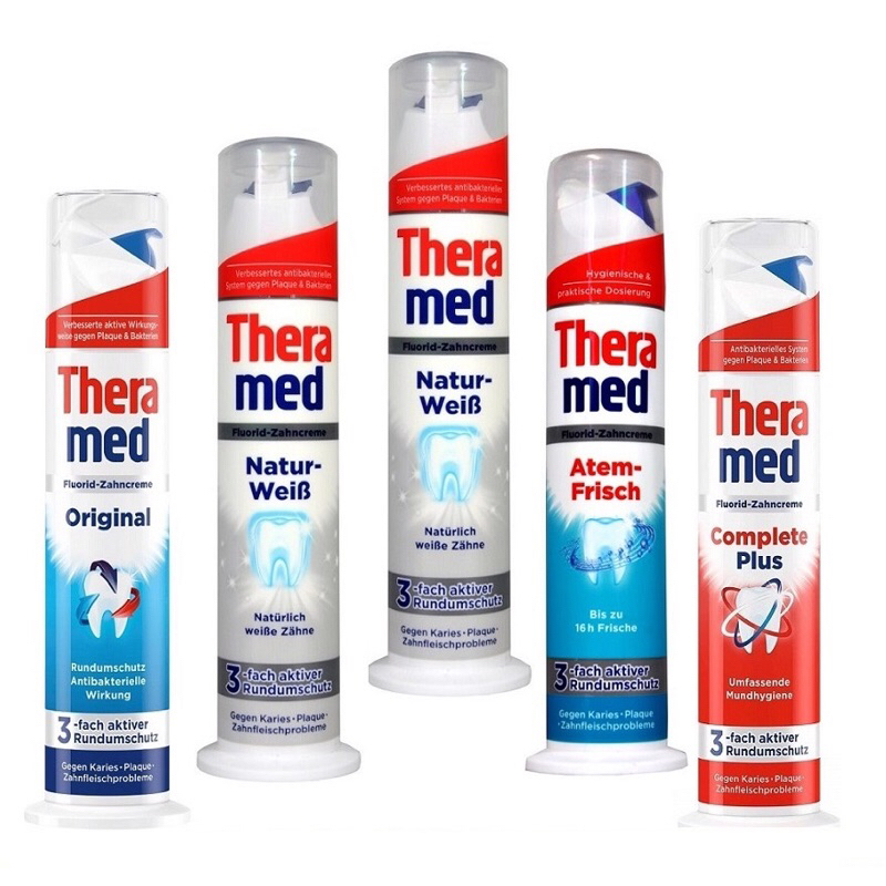 Kem đánh răng Theramed dạng ống 100ml  Hàng Đức