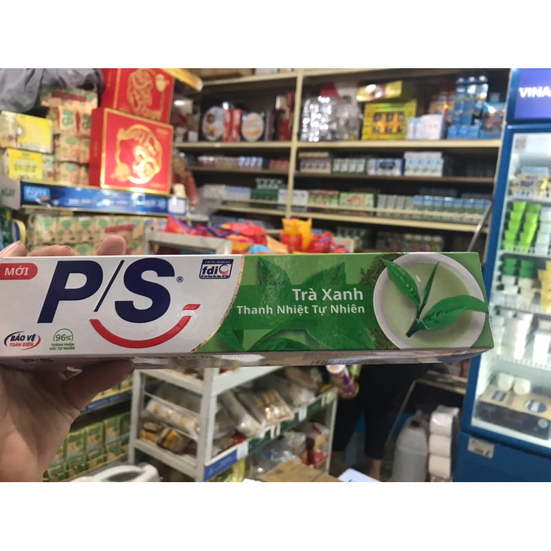 KEM ĐÁNH RĂNG P/S trà xanh & cloup bạc hà