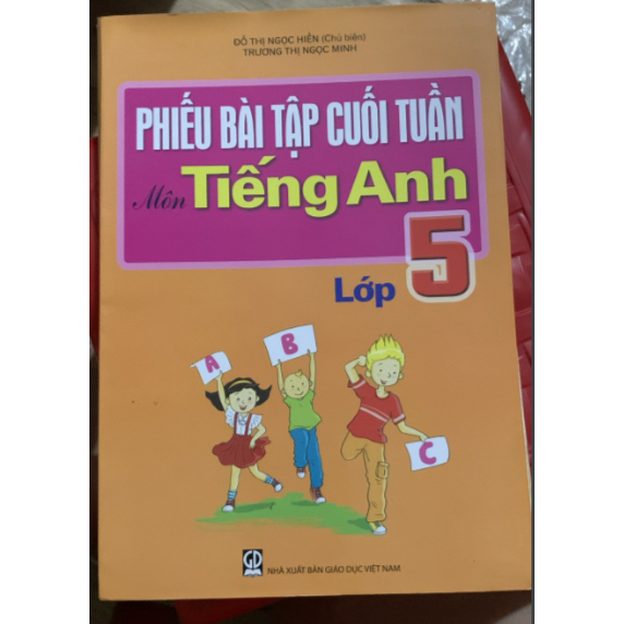 phiếu cuối tuần tiếng anh 5