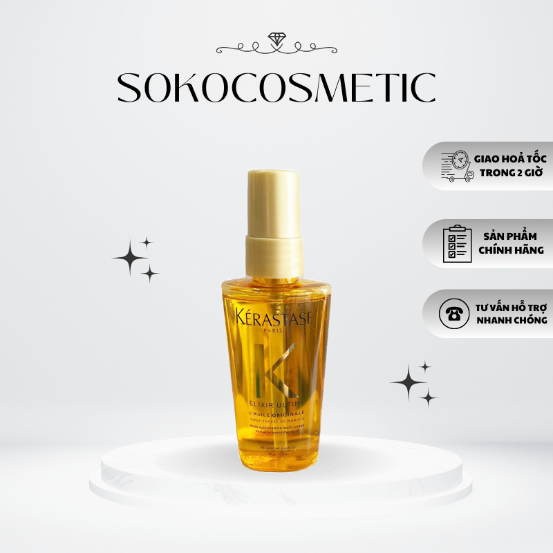Dầu dưỡng tóc KERASTASE giúp tóc siêu mềm mượt