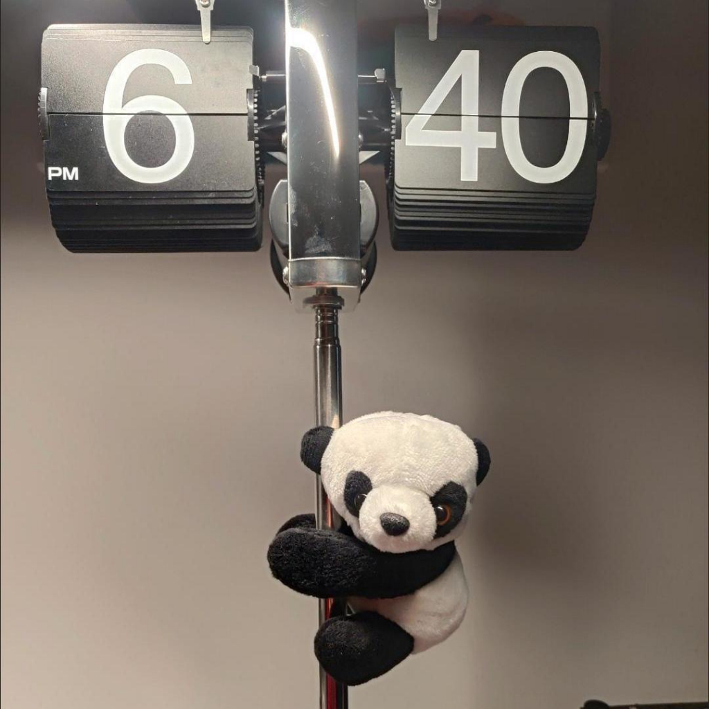 Gấu Trúc Ôm Cây Có Kẹp Trang Trí Để Bàn Quà Tặng Đáng Yêu