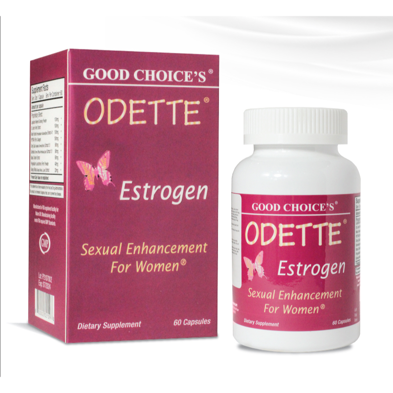 Viên Uống Thơm cơ thể Bổ Sung Nội Tiết Tố Nữ Tự Nhiên Odette Estrogen (Mỹ)