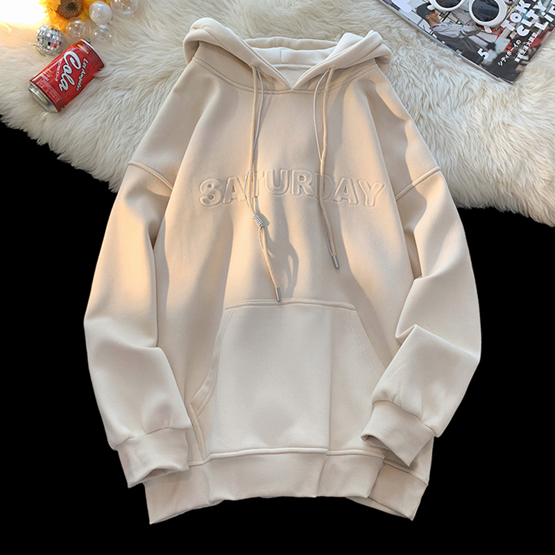 Áo Hoodie Nam Nữ SATURDAY - Áo Khoác Nỉ Bông Mũ Rộng 2 Màu Basic Form Rộng Unisex | BigBuy360 - bigbuy360.vn