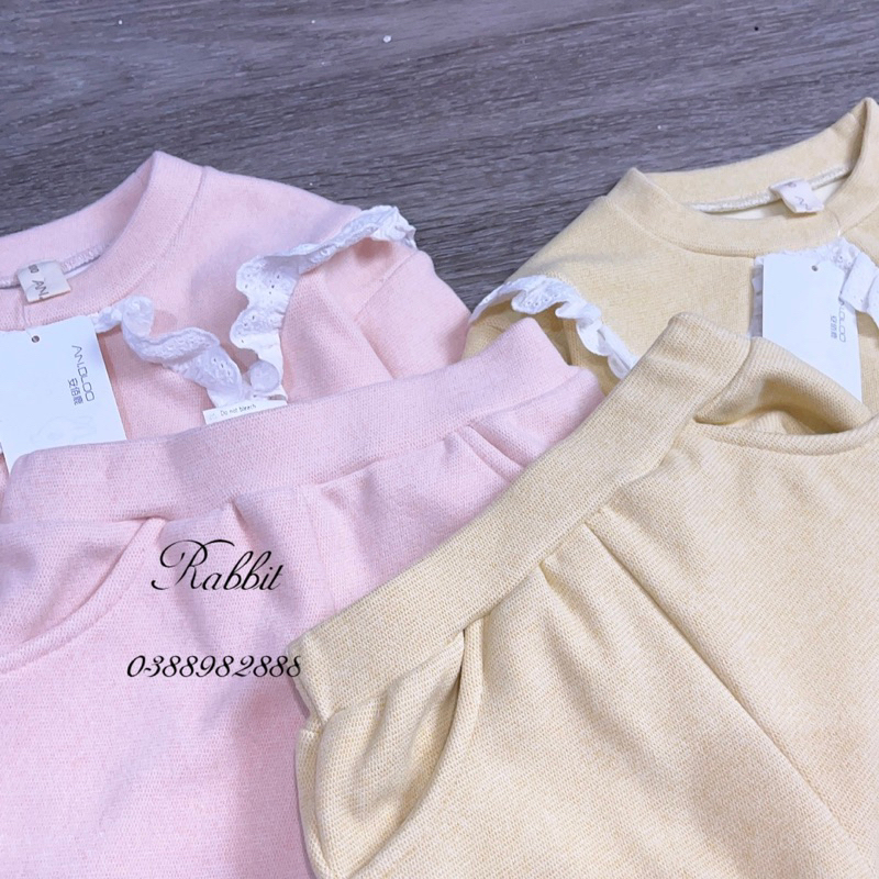 Bộ nỉ mềm cổ bèo