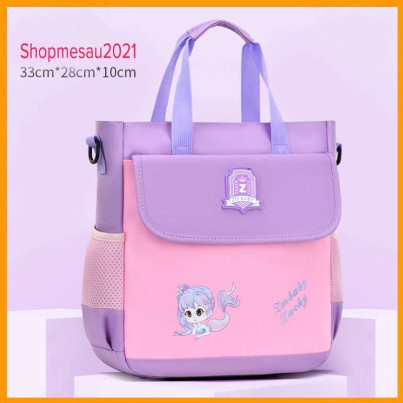 Túi học thêm xinh xắn siêu nhẹ chống nước đa năng cho bé