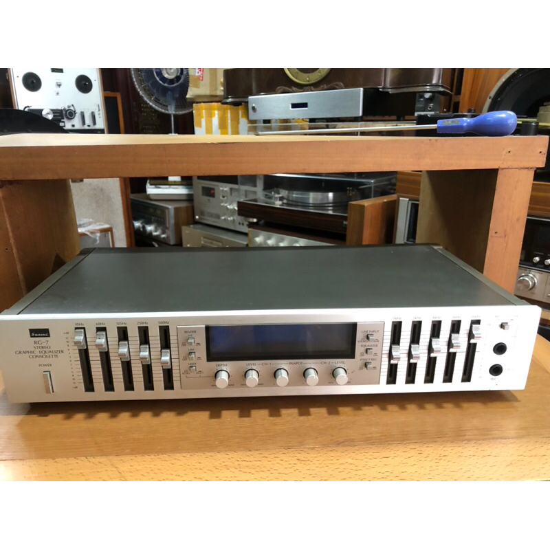 Equalizer sansui RG -7 đẹp long lanh Lh ánh huệ audio  ☎️0858556653