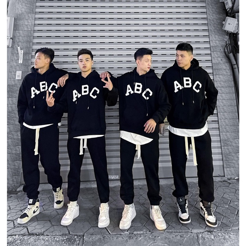 Áo Hoodie Nỉ Bông in chữ ABC F.O.G Thể Thao Nam TATO Chất Nỉ Bông ấm áp, Dày Dặn 2023