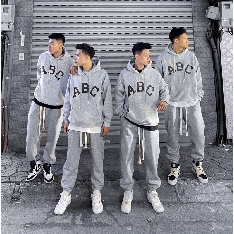 Áo Hoodie Nỉ Bông in chữ ABC F.O.G Thể Thao Nam TATO Chất Nỉ Bông ấm áp, Dày Dặn 2023