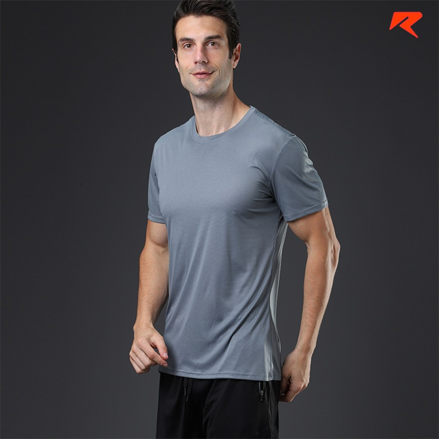 Áo chạy bộ áo thun thể thao nam RUNMANIC ACB02 mềm nhẹ thoáng khí thấm hút nhanh khô