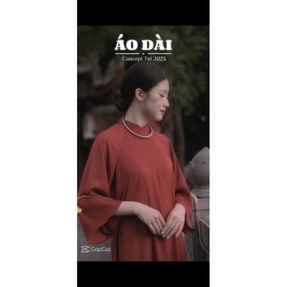 Áo dài dáng suông chụp ảnh