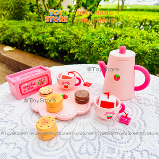 Bộ đồ chơi tiệc trà bánh dâu tây bằng gỗ cao cấp cho bé TOYSTORE