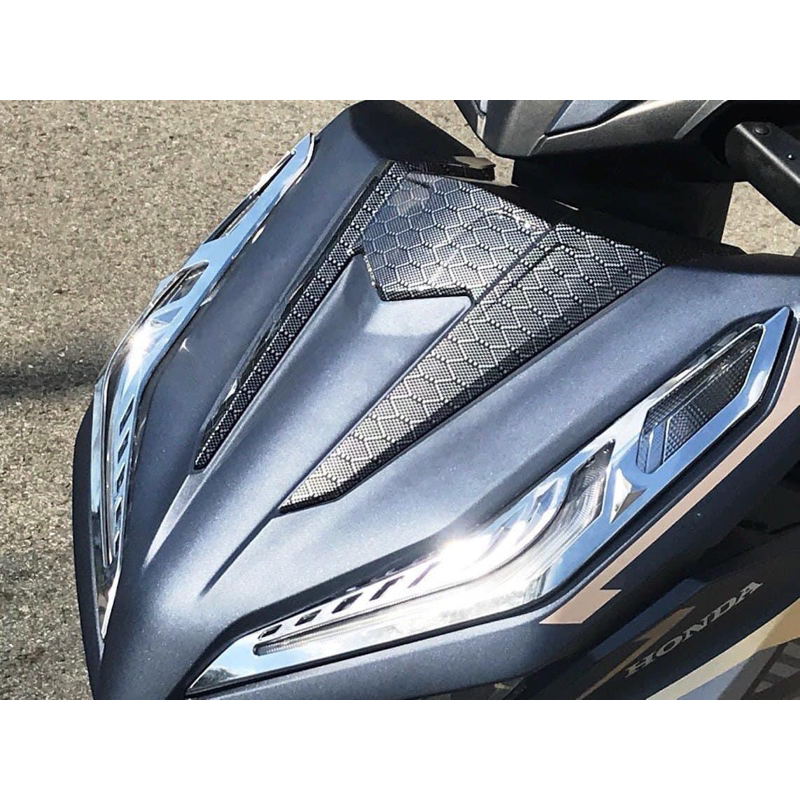 Mặt Nạ Xe Vario 125 Đời 2023 Mới Carbon & Đen Bóng