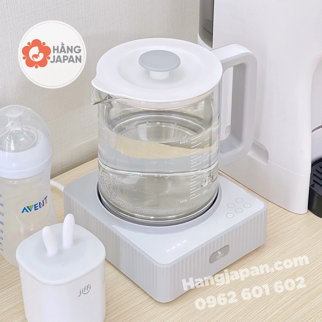 Bình đun nước MB055 pha sữa thông minh thế hệ mới Moaz BéBé - Bảo Hành Chính Hãng