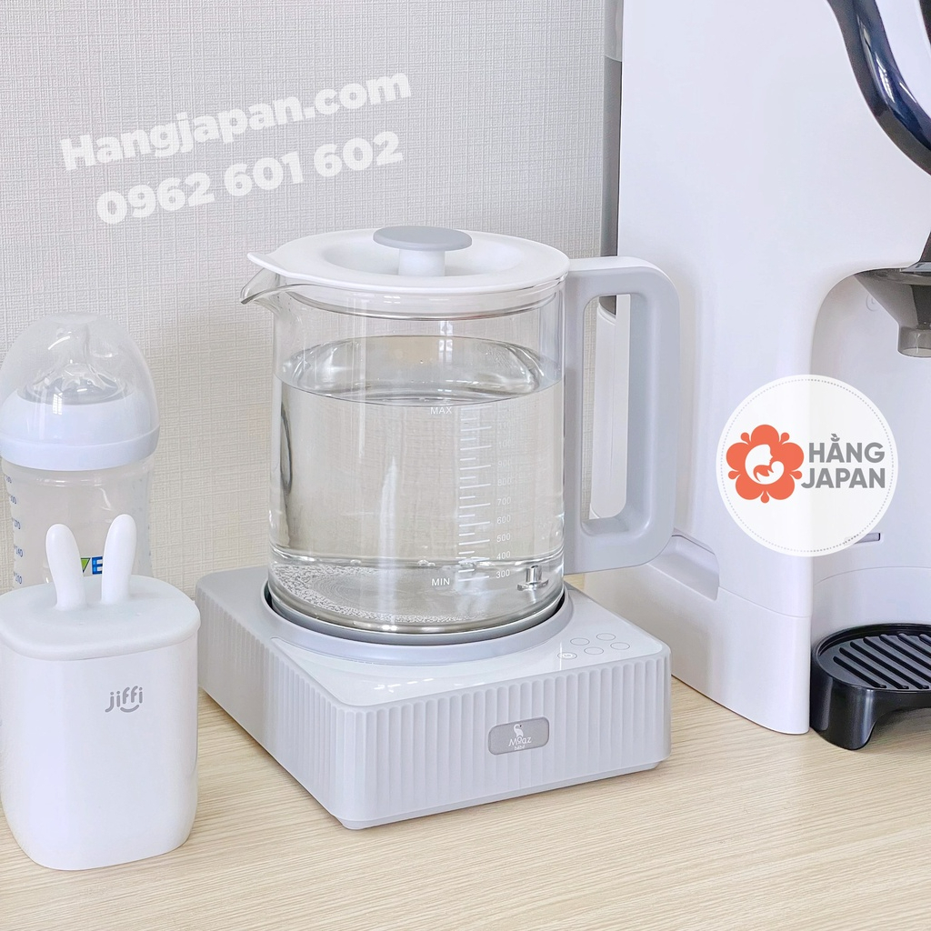 Bình đun nước MB055 pha sữa thông minh thế hệ mới Moaz BéBé - Bảo Hành Chính Hãng