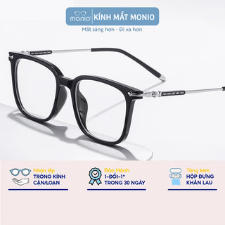 Gọng kính cận thời trang nam nữ MONIO dáng vuông unisex chất liệu nhựa dẻo M210010