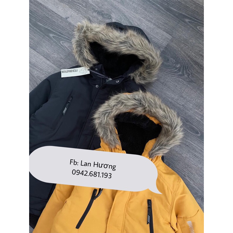 Áo khoác Parka Federation Bé trai dư xịn