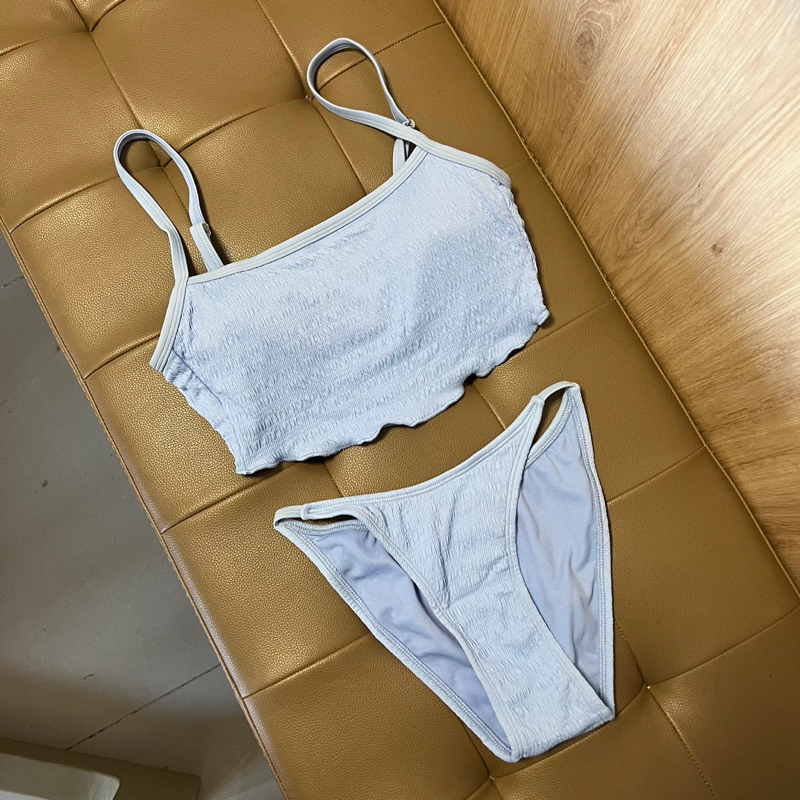 🔥HOT DEAL🔥 Set bộ bikini xuất xịn chất vải dún fit size S