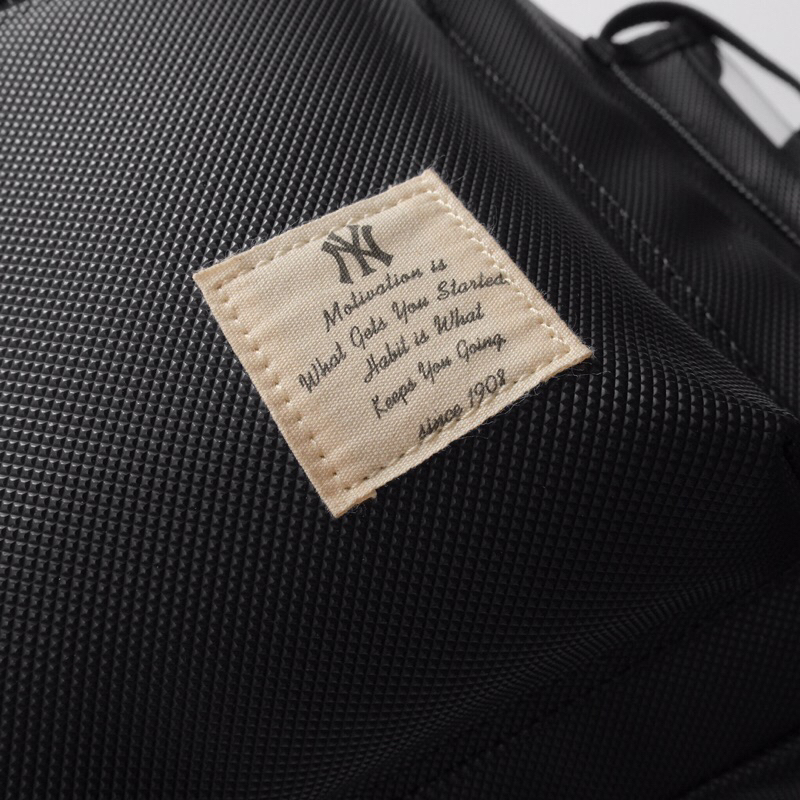 Balo Nam Nữ Thể Thao MEGA MLB NY Basic Backpack Bánh Mì Store Balo Đi Học Thời Trang Chất Liệu Da Si Cao Cấp Chống Nước