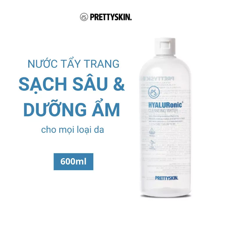 Nước tẩy trang B5 Prettyskin rau má Hyaluronic Galactomyces Cleansing Water Pretty skin 500ml