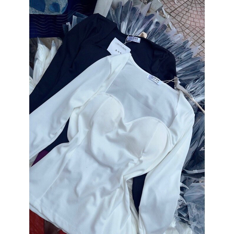 Áo Thun Zip Cup Ngực